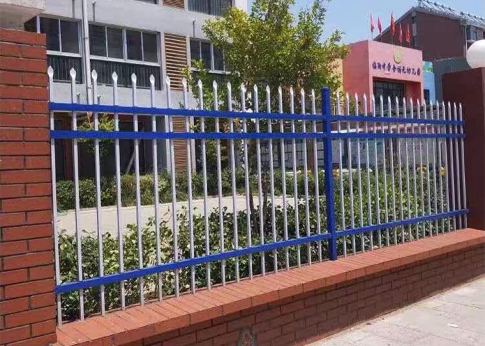 新余学校幼儿园锌钢围栏护栏工程案例